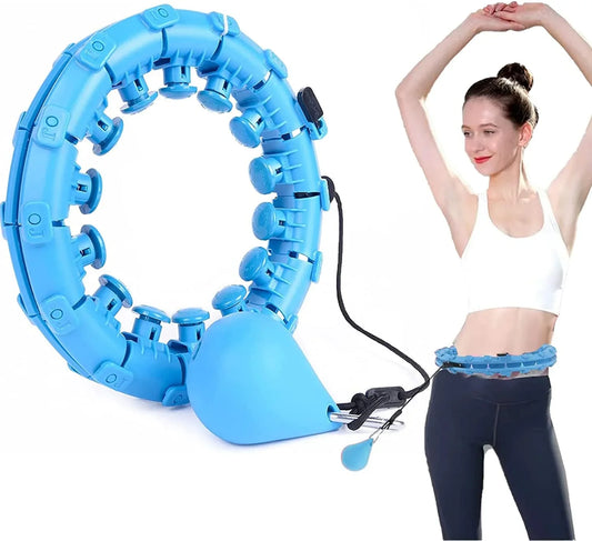 Weighted Hula Hoop – Adjustable Fit Hoop for Weight Loss Default Title