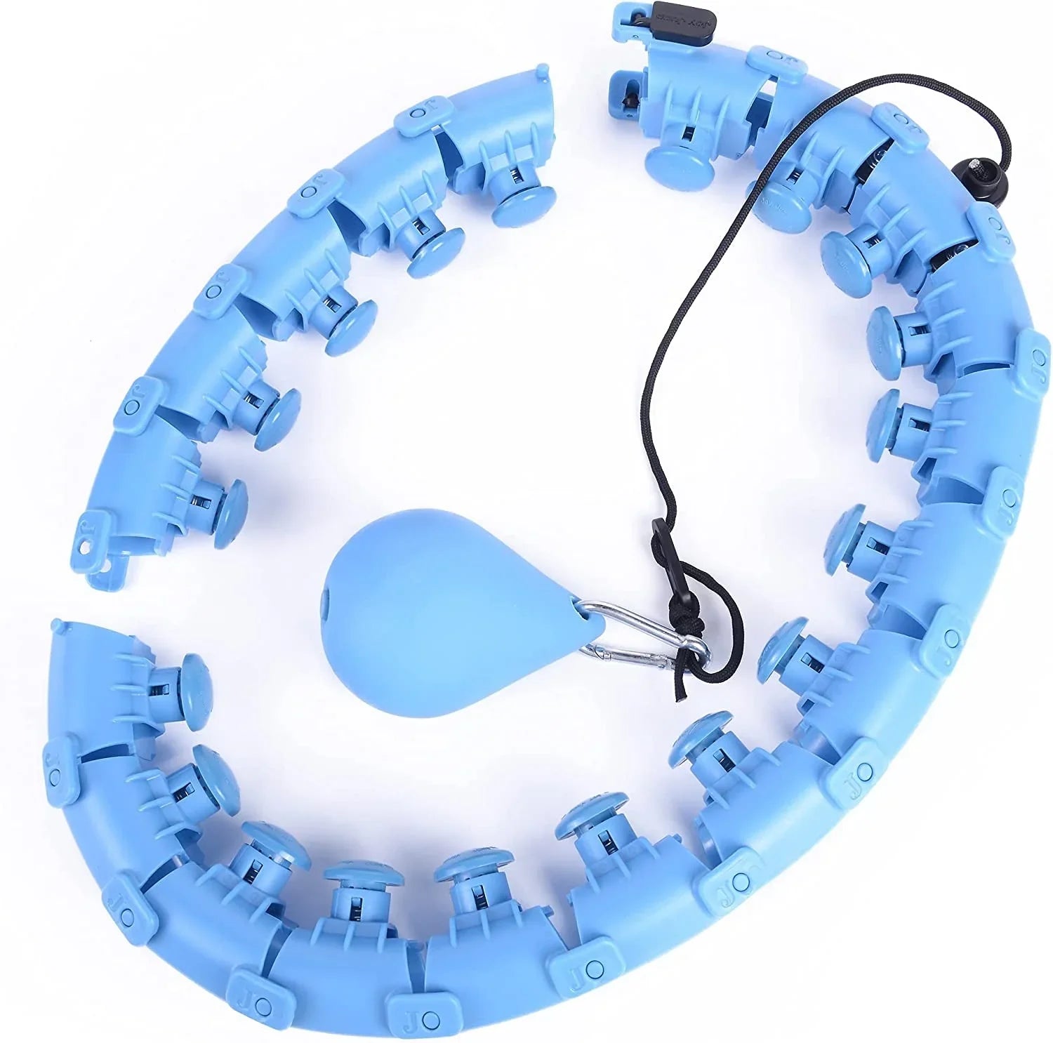 Weighted Hula Hoop – Adjustable Fit Hoop for Weight Loss - Redtorn Clothing Co