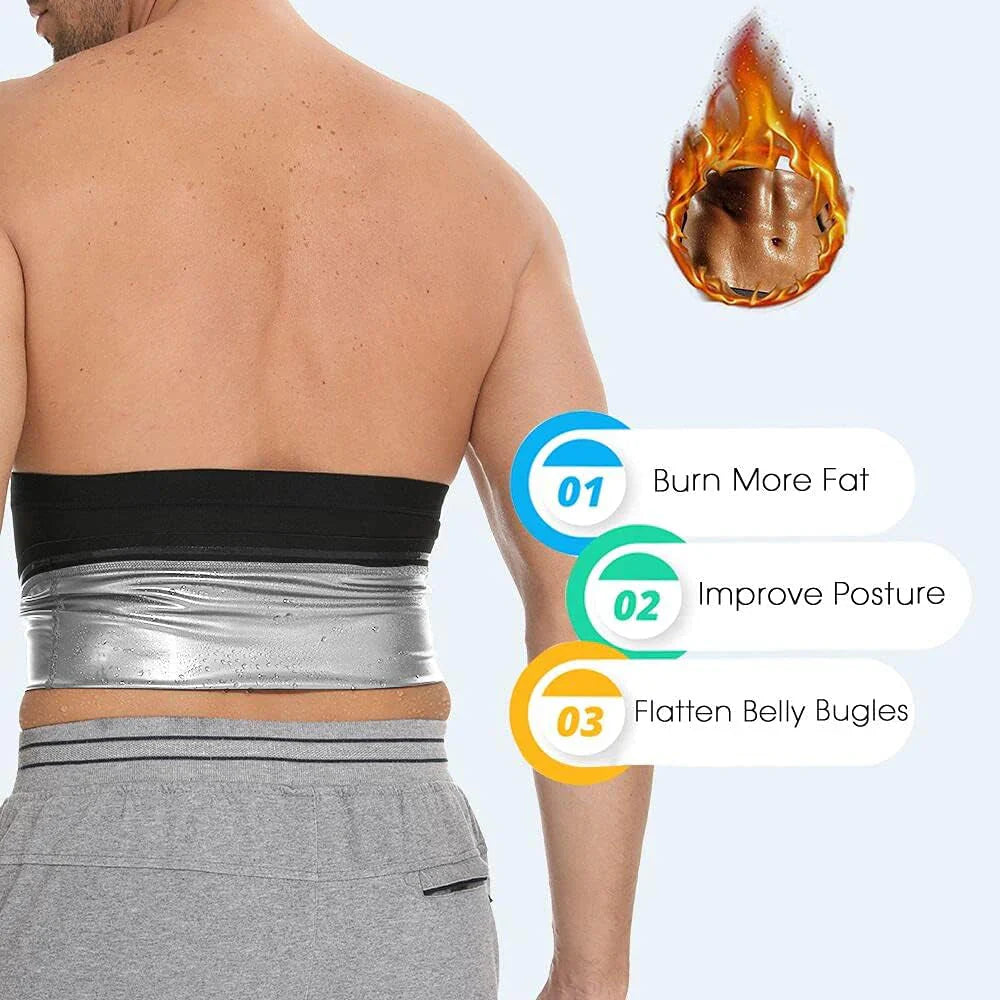 Sauna Waist Trimmer Belt for Men - Redtorn Clothing Co