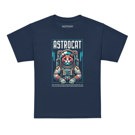 Redtorn Clothing Astrocat Space Explorer T-Shirt with colorful astronaut cat design