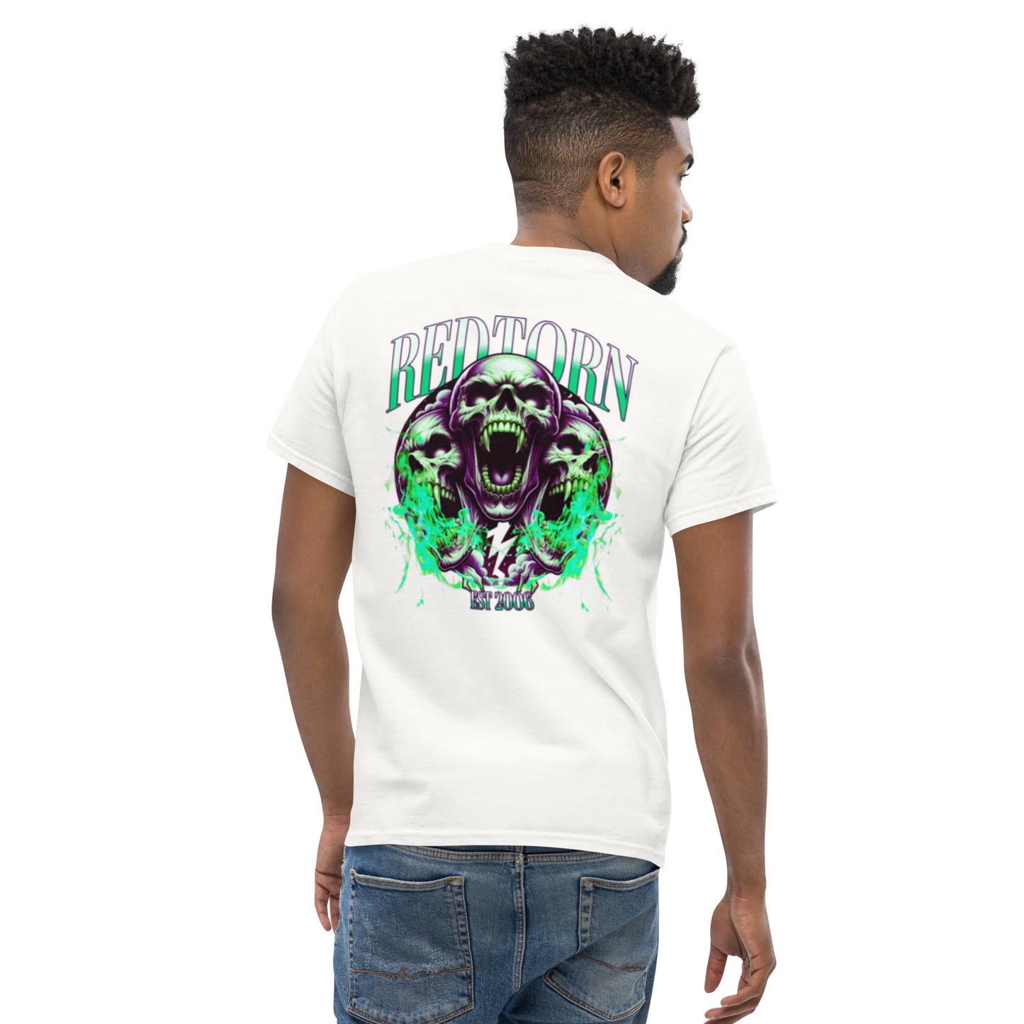 Redtorn Green Skull Unisex classic tee