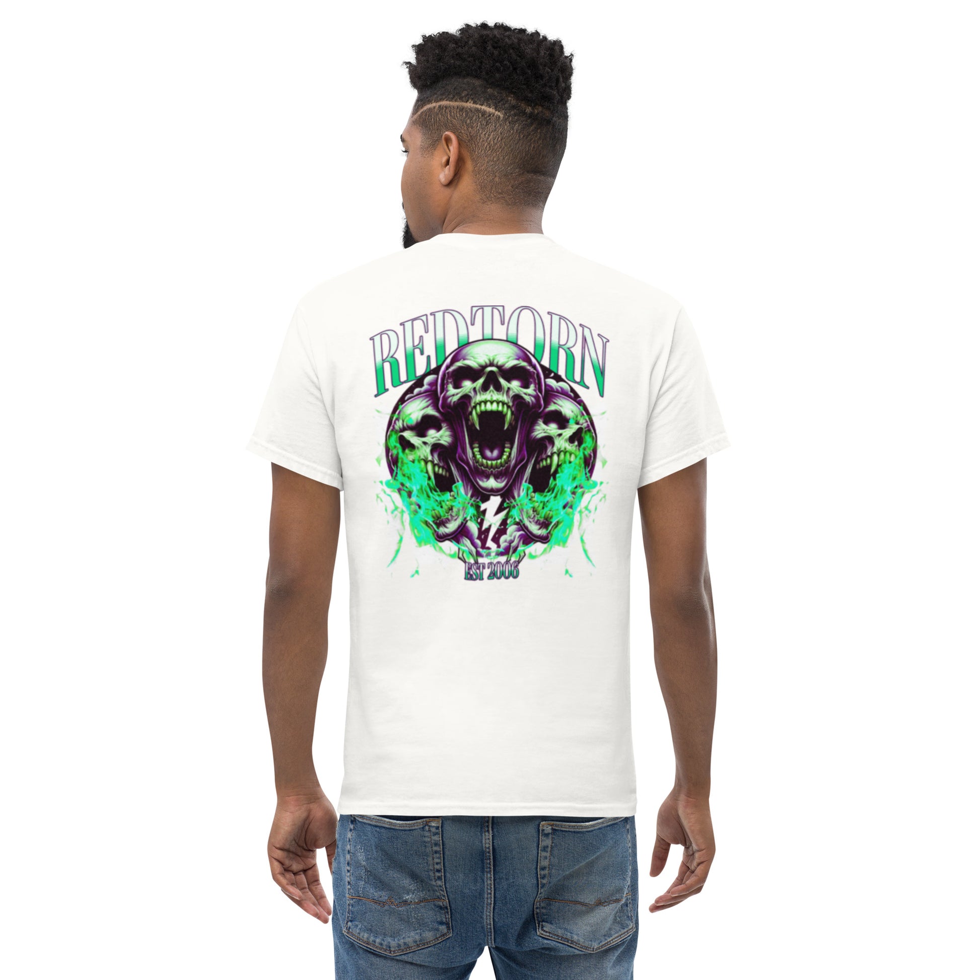 Redtorn Green Skull Unisex classic tee