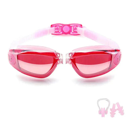 Swimming Goggles for Men & Women – Anti-Fog UV Protection, Waterproof, Adjustable Silicone Swim Goggles for Adults & Kids - Redtorn Clothing Co
