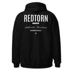 Redtorn Premium Hoodie: Black Heavyweight Sweatshirt with Authentic Streetwear Branding