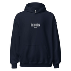 Redtorn Premium Hooded Sweatshirt in navy blue with white redtorn text
