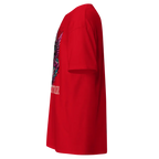 Red Winged Woman cotton unisex classic tee with graphic front