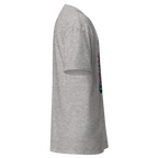 White hooded sweatshirt with black red floral sleeve pattern, cotton unisex classic