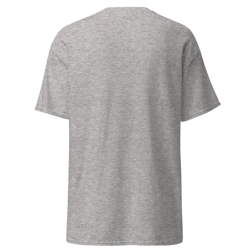Heather gray cotton unisex classic short sleeve relaxed fit tee