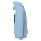 Military Angel premium unisex hoodie with aggressive graphic on back