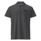 Classic Charcoal Polo Shirt with sleek design and black logo