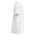 Classic charcoal polo shirt with white hoodie, sleek design