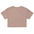 Custom streetwear relaxed fit crop top in mauve for women’s apparel