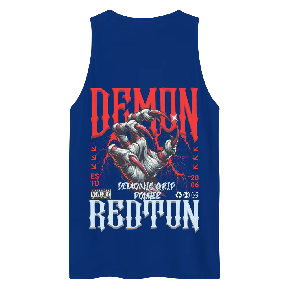 Royal blue demonic grip unisex classic tank top