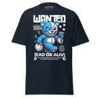 Navy blue Wanted Bear cotton unisex classic tee with teddy bear graphic