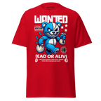 Red Wanted Bear Cotton Unisex Classic Tee with short sleeve length