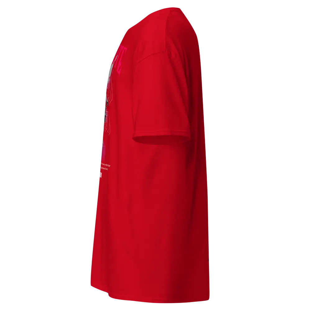 Exquisite Cupid graphic cotton classic red Puma tee