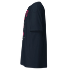 Exquisite Cupid graphic cotton classic tee with black pink skull design