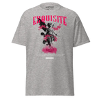 Exquisite Cupid graphic cotton classic tee with samurai silhouette