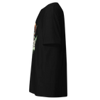 Black marijuana woman graphic cotton tee with back hoodie design