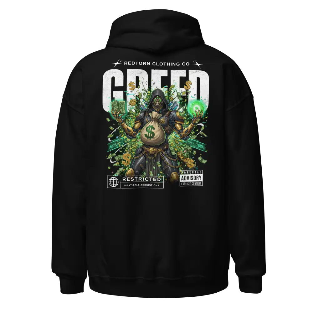 Greed Hoodie from Seven Deadly Sins Collection in Premium Australian Streetwear