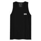 Japanese racer mens tank top with redtoh logo in black cotton