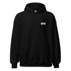 Black unisex adult hoodie with Redeem Hustle Mentality gangster graphic
