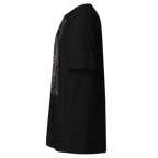 Black long-sleeved unisex classic tee with subtle camouflage on left sleeve