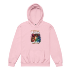 Eternal Hope Floral kids hoodie in pink with floral design and hope text