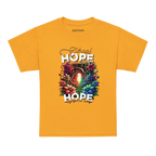 Eternal Hope Floral Kids T-Shirt in yellow with floral design