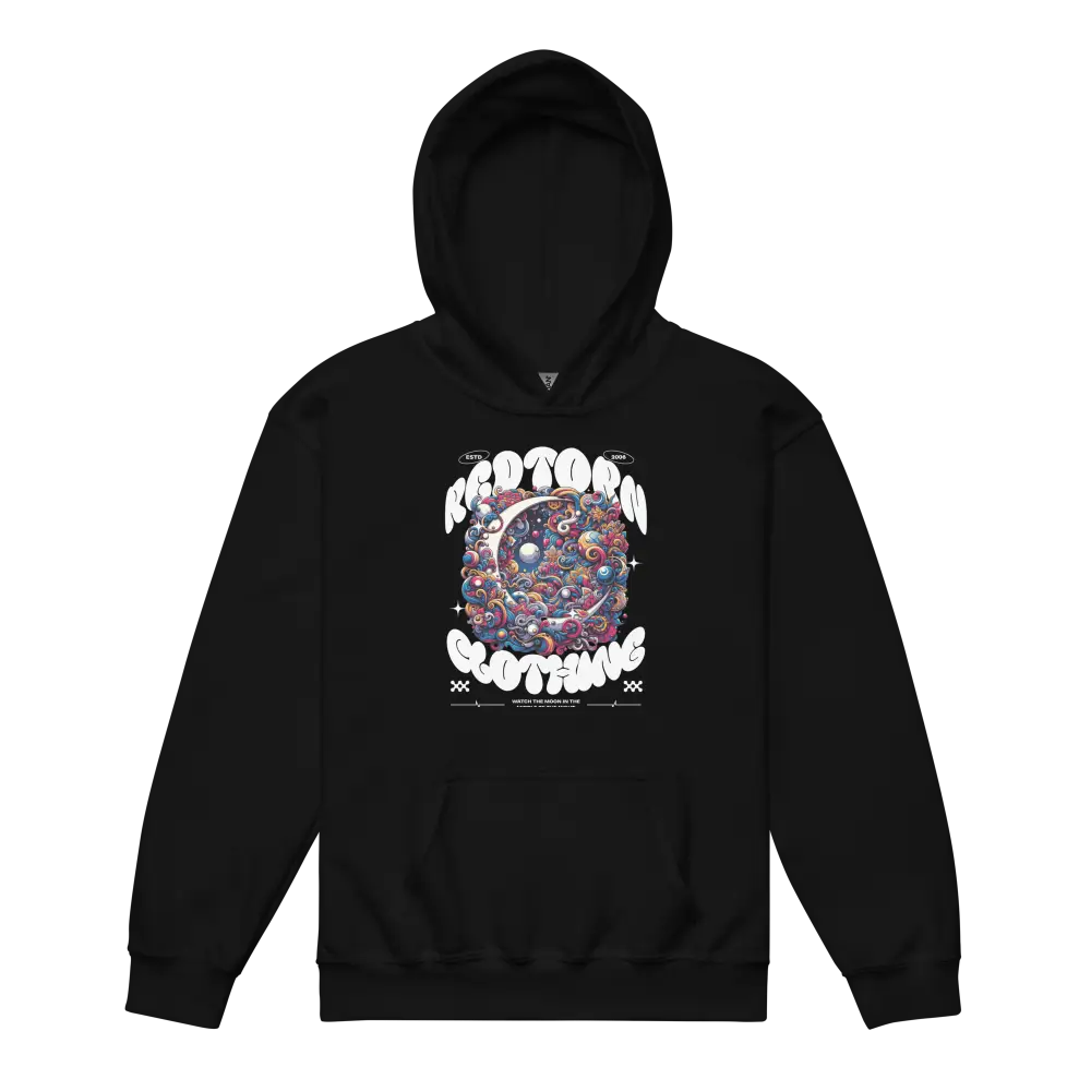 Galaxy Space Kids Unisex Hoodie with colorful space design