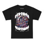 Kids cotton t-shirt with colorful space design of planets and stars