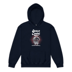 Space Cadet kids hoodie in navy blue with astronaut graphic
