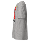 Grey marl Street Racer premium unisex tee with Renault F1 sleeve design