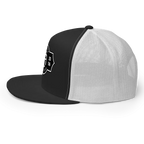 RC Legacy black and white mesh snapback cap with logo patch