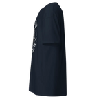 Navy blue long-sleeved Ride or Die Rider Club Skull Graphic Tee