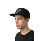 RC monogram flat bill snapback cap with city 20 06 patch