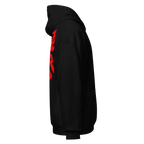 Red Diamond Nike black premium unisex hoodie with red text, luxury streetwear