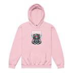 Astrocat Space Explorer kids hoodie in pink with astronaut design