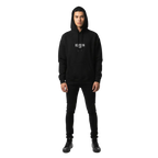 Black hooded Redtorn premium heavyweight hoodie with white reitoin lettering