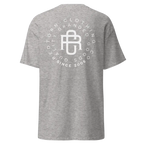 RC Logo Cotton Classic Tee: Heather Gray T-Shirt with White Logo