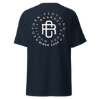 RC Logo Cotton Classic Tee: Navy Blue T-Shirt with White Circular Logo