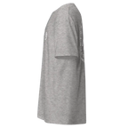 RC Logo Cotton Classic Tee in heather gray with white text design