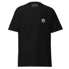 RC Logo Cotton Classic Tee: black short-sleeve crew neck t-shirt