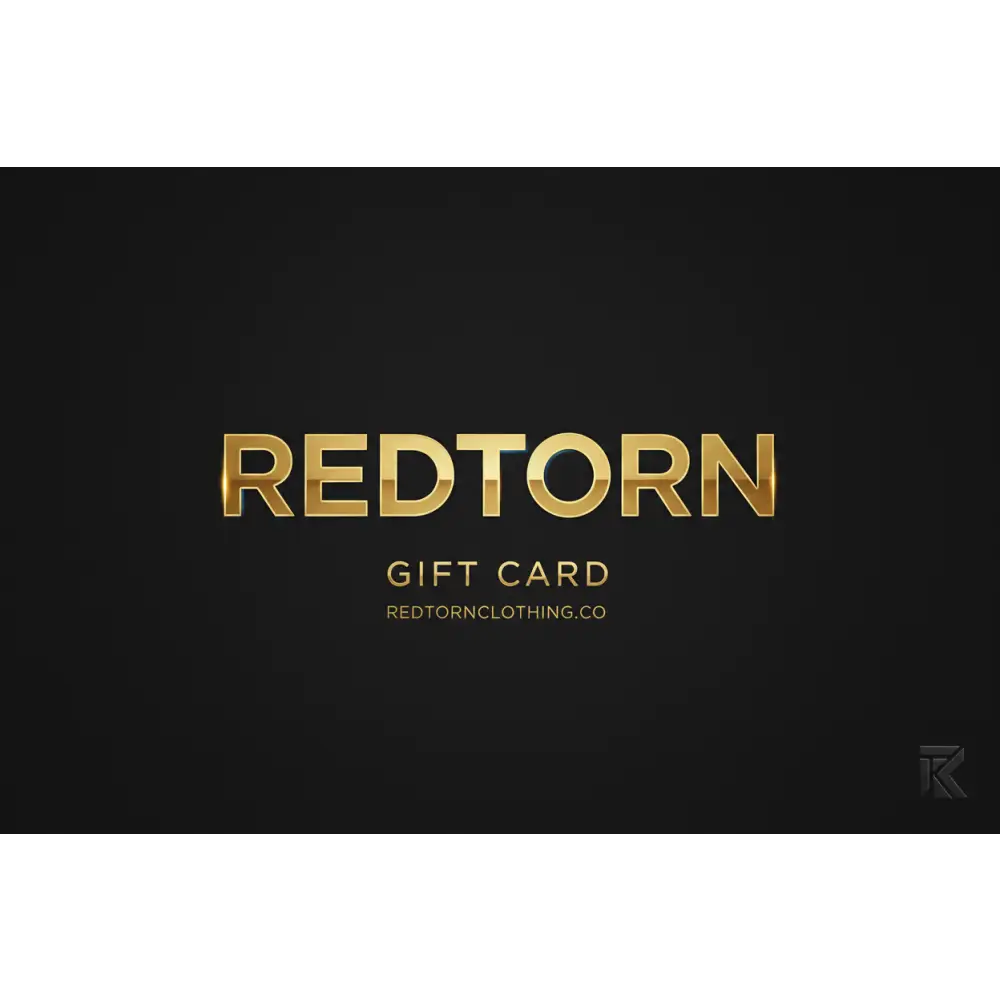 Gold Redtorn Clothing Gift Card in Premium Streetwear Design