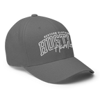 Gray Hustle Hard flexi fit baseball cap unisex headwear