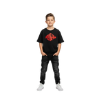 Redtorn red diamond logo kids unisex tee with red orb graphic