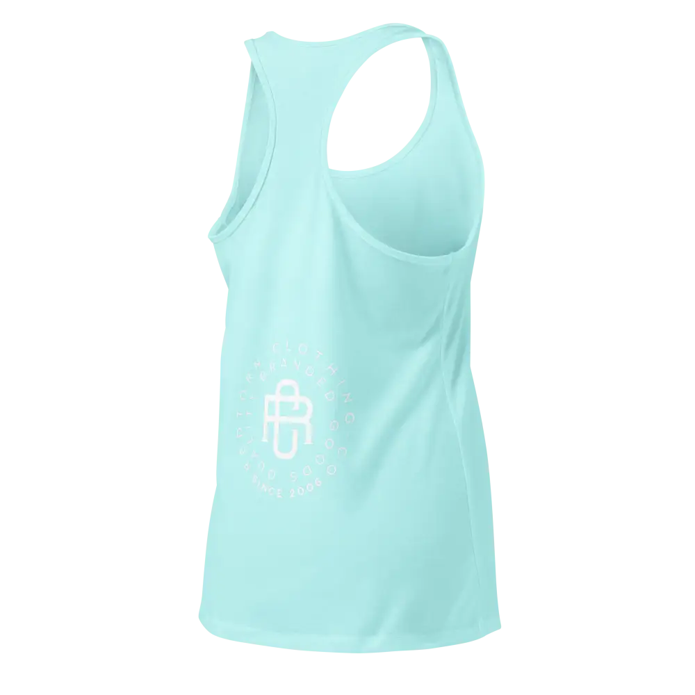 Light blue Redtorn Signature Logo Racerback Tank for women