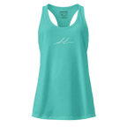 Nike mint green womens racerback tank with white signature logo