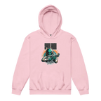 Pink Alien Astronaut Kids Graphic Hoodie with Space Jam Design