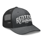 Black Redtop Logo Embroidered Unisex Mesh Trucker Cap